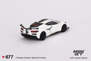 Mini GT 1:64 Chevrolet Corvette Z06 2023 – Arctic White – MiJo Exclusives rear bumper