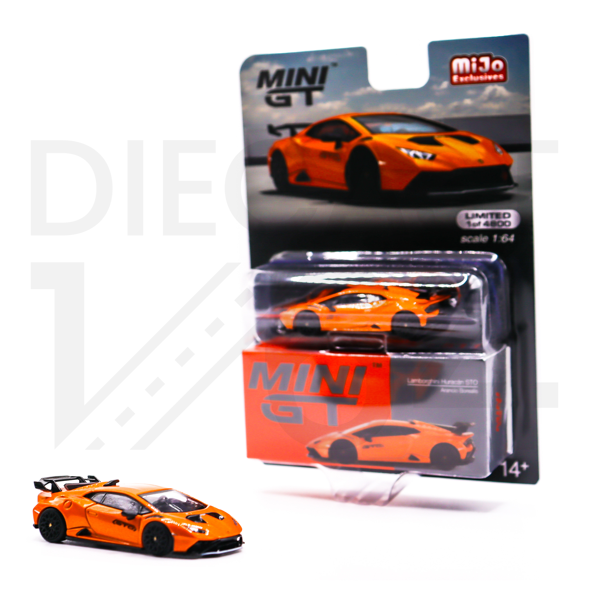 ミニカー MINI GT Lamborghini Huracan STO Arancio Mini GT #772: Lamborghini Huracán GT3 EVO2 #83 Iron Dames