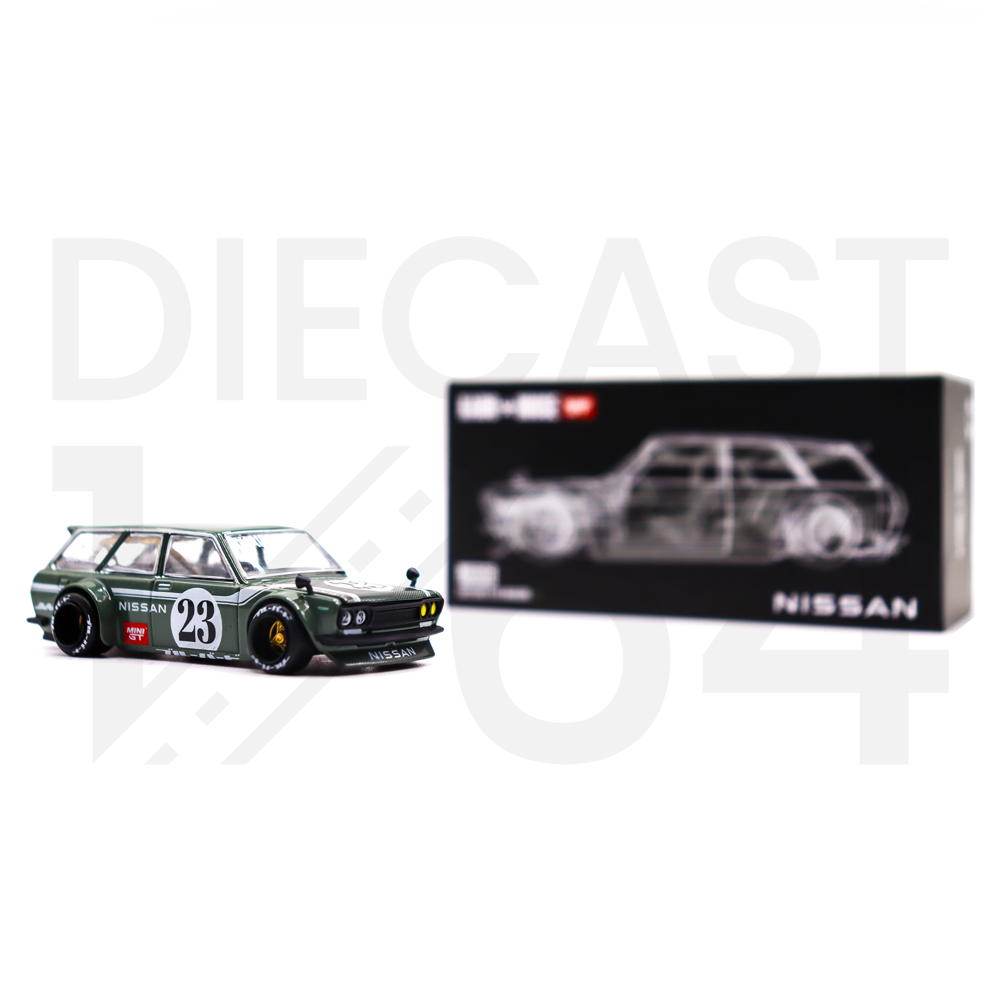Diecast 164 | Kaido House Datsun 510 Wagon Carbon Fiber V3