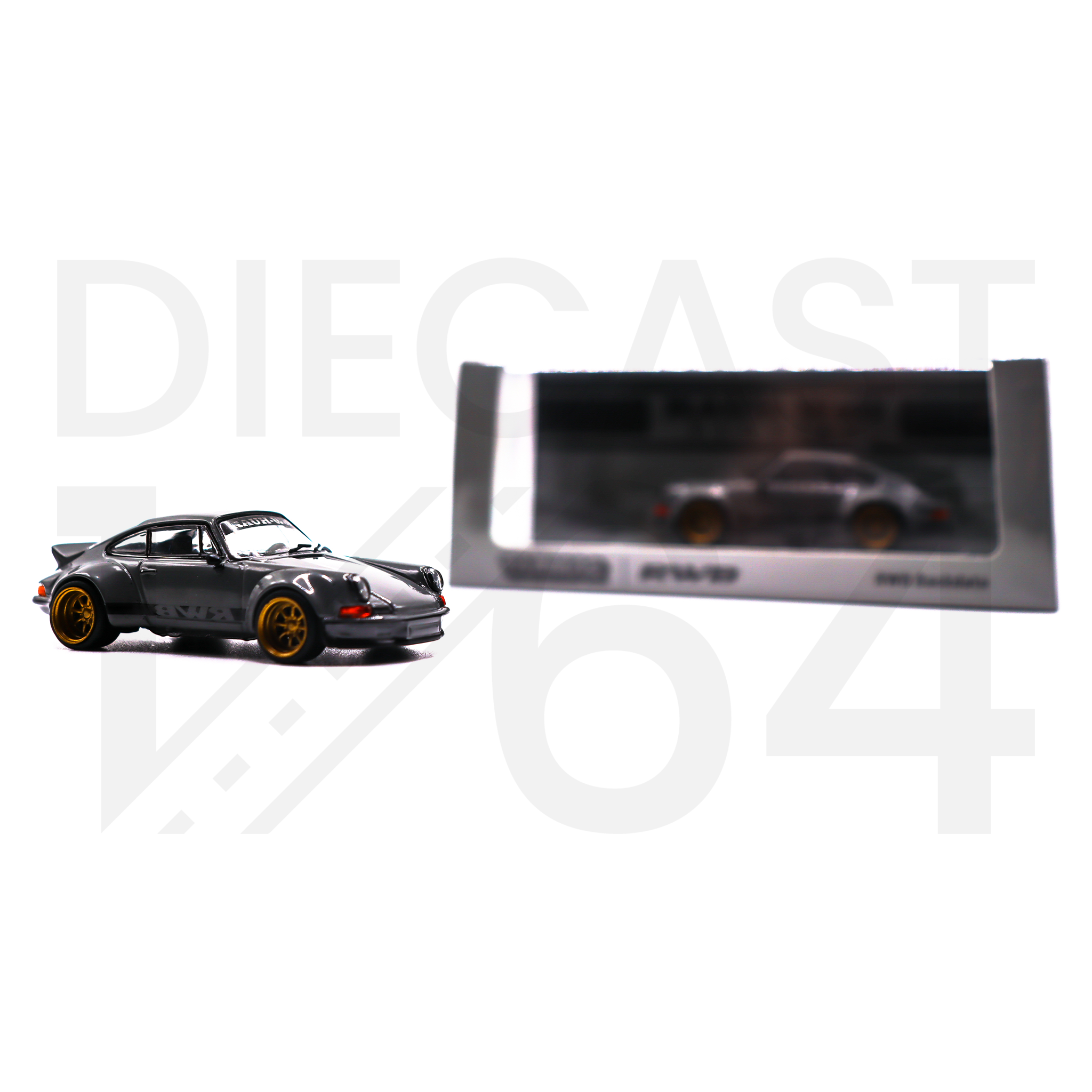 Diecast 164 | Tarmac Works Porsche RWB Backdate Grey
