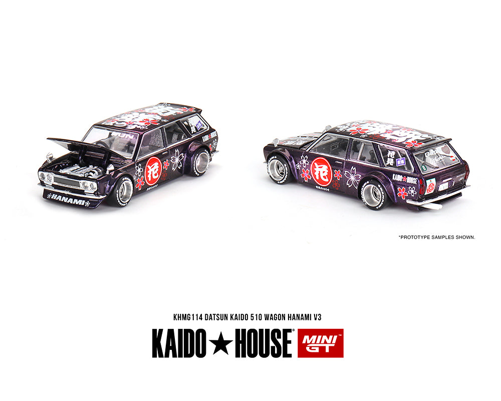 Diecast 164 | Kaido House Datsun 510 Wagon Hanami V3 Purple