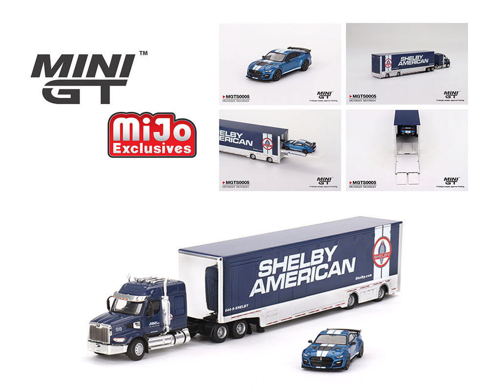 Diecast 164 | Mini GT Shelby Transporter & Mustang GT500 SE