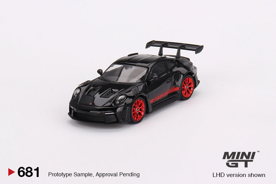 Diecast 164 | Mini GT Porsche 911 GT3-RS - Black w/Red Pkg