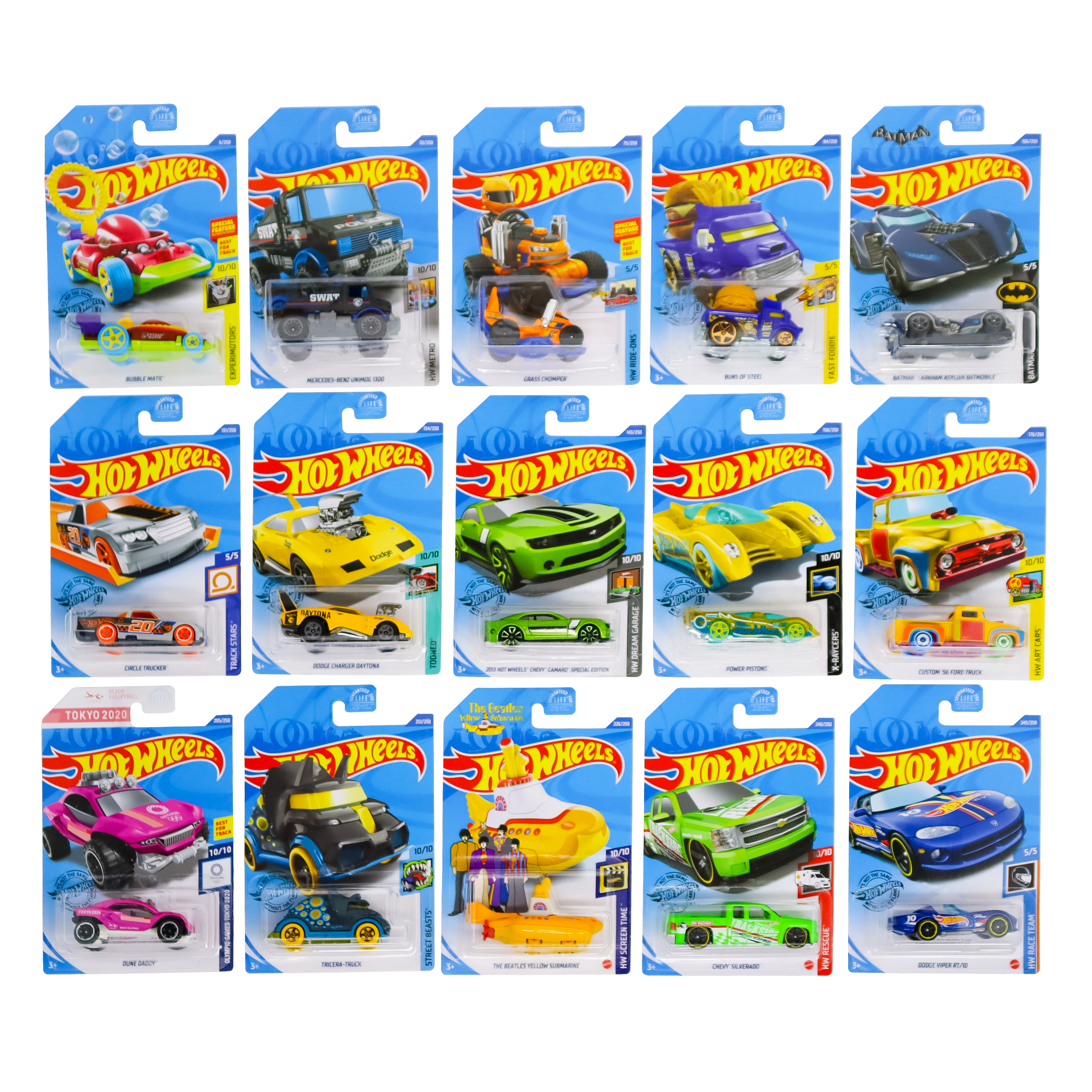 Diecast 164 Hot Wheels 2020 Treasure Hunt Complete Set