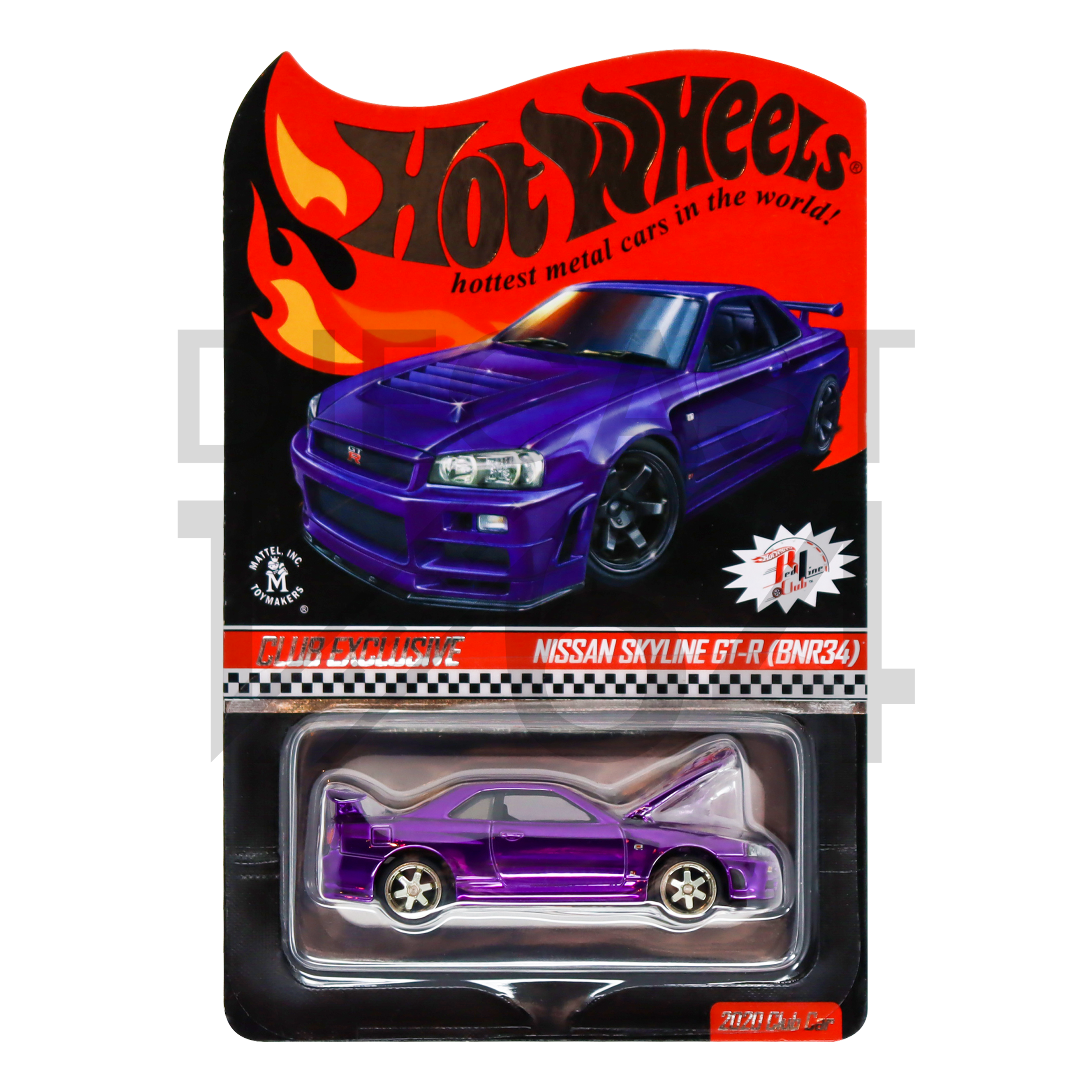 Hot Wheels 2020 Red Line Club (RLC) Nissan Skyline GT-R (BNR34)
