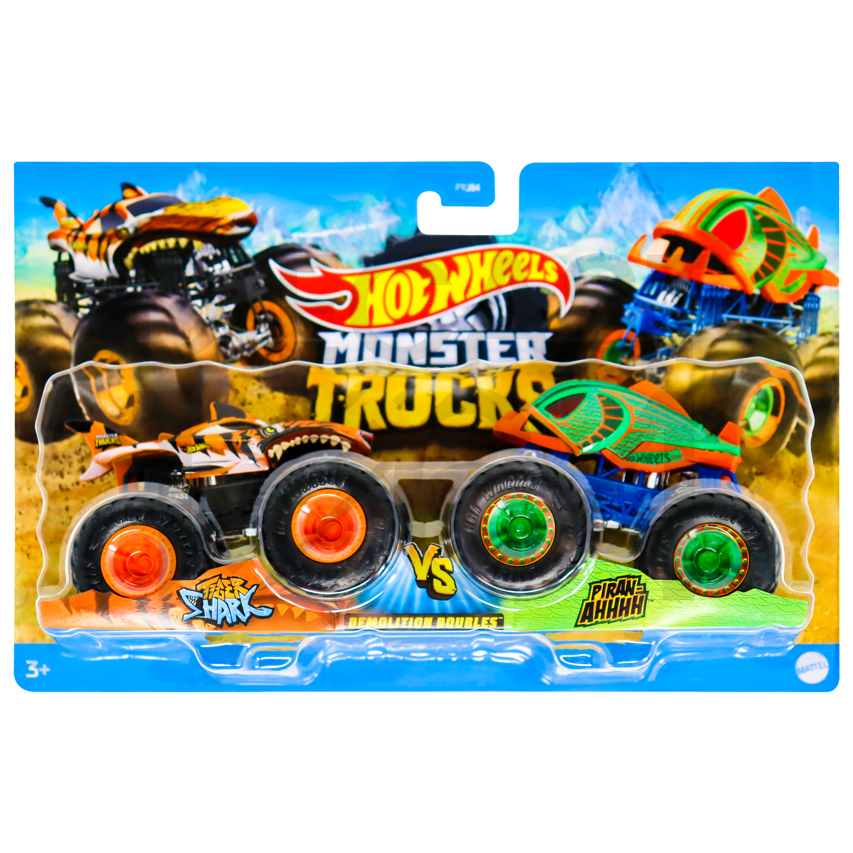 Hot Wheels Monster Trucks (2 Veículos) - Mattel