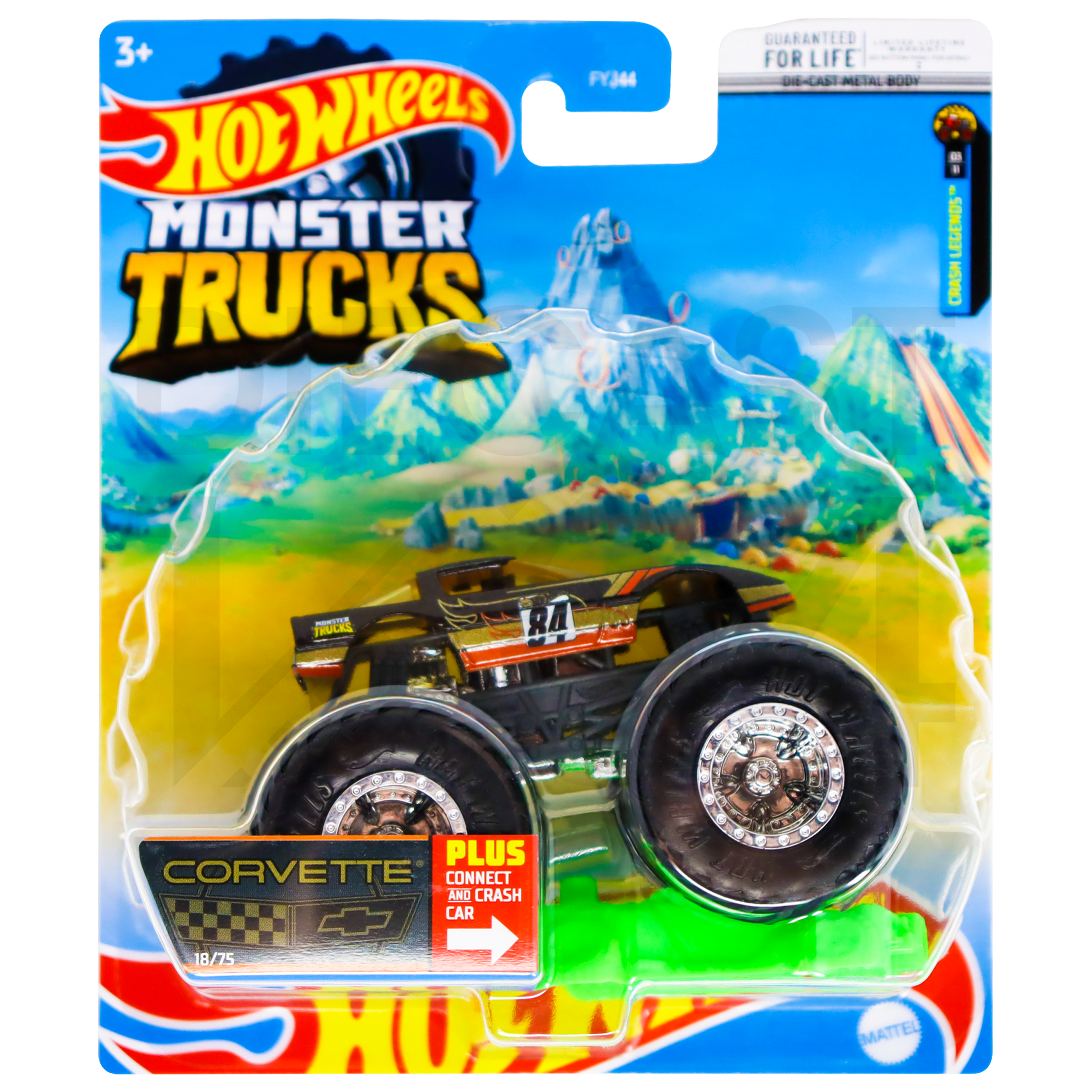Hot Wheels Monster Trucks 1:64 Scale Demolition Doubles Silverado