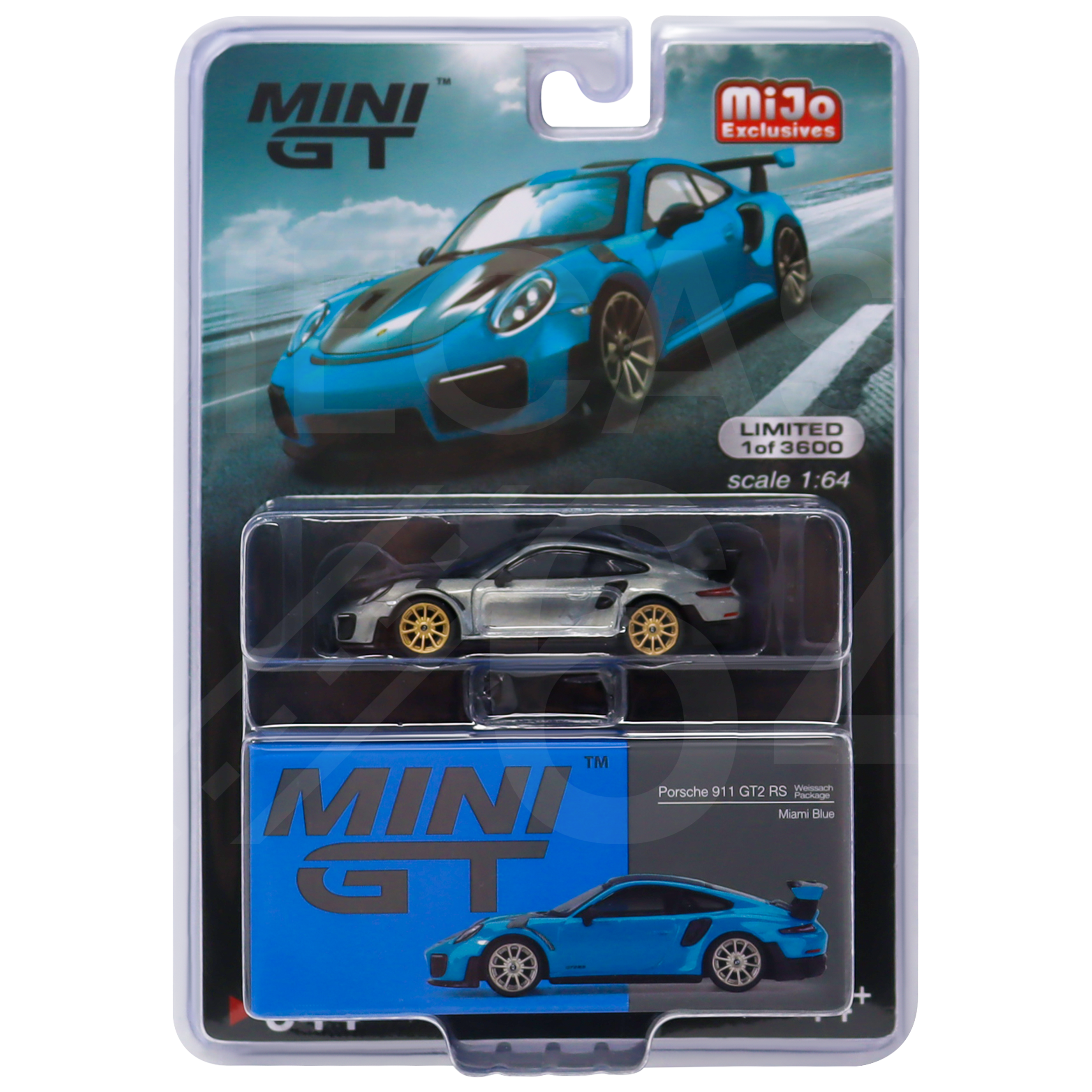 MINI GT Porsche 911 GT2 RS マイアミブルー 2個セット MINIGT.com – Welcome to the World of 1:64!