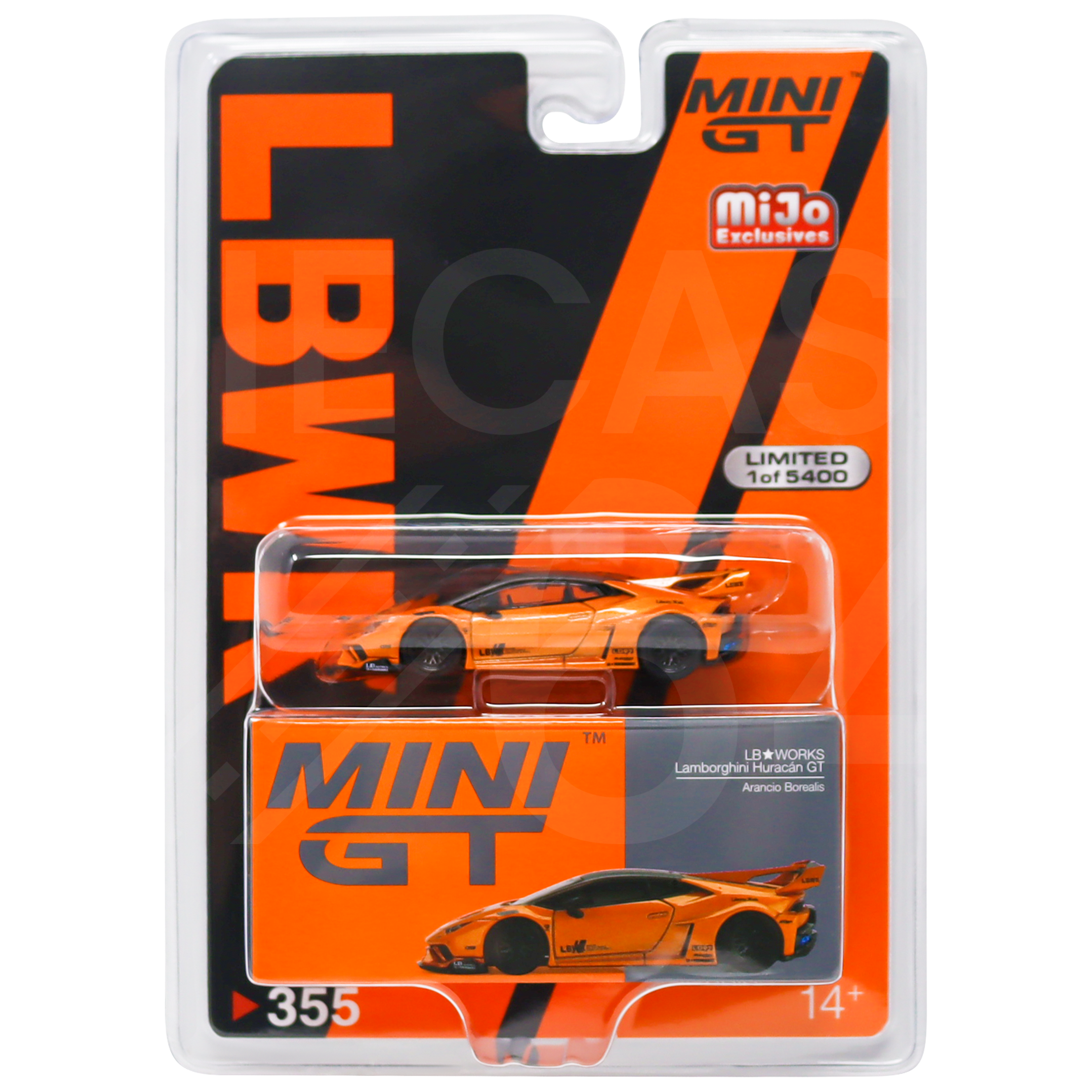 Diecast 164 | Mini GT LB WORKS Lambo Huracan GT Chase Piece