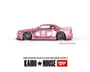 Kaido House x Mini GT 1:64 Nissan Skyline GT-R (R34) Kaido Racing Factory V1 – Pink Driver side door
