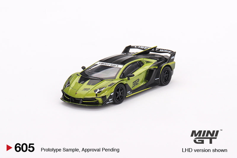 Mini GT 1:64 Lamborghini LB-Silhouette WORKS Aventador GT EVO – Lime