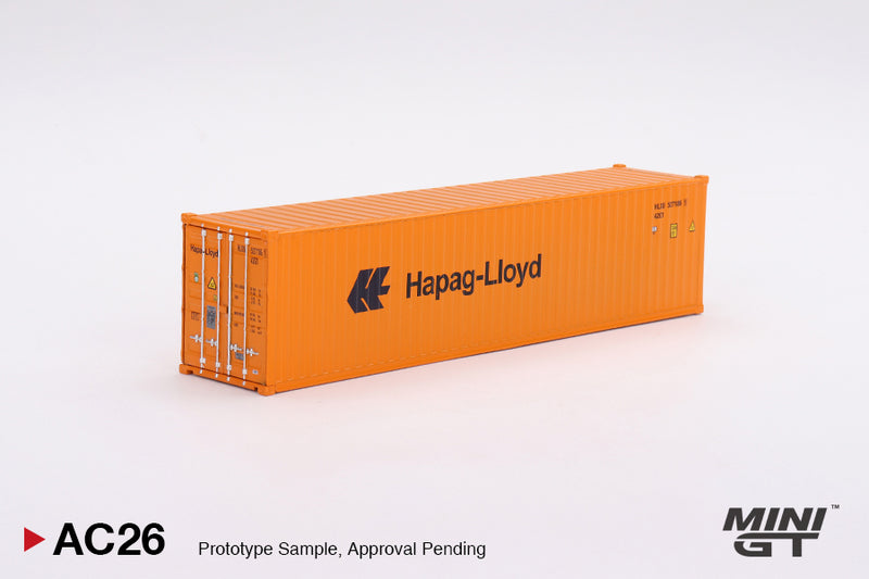 Mini GT 1:64 Dry Container 40′ “Hapag-Lloyd” Limited Edition – Full Diecast Metal with rear doors