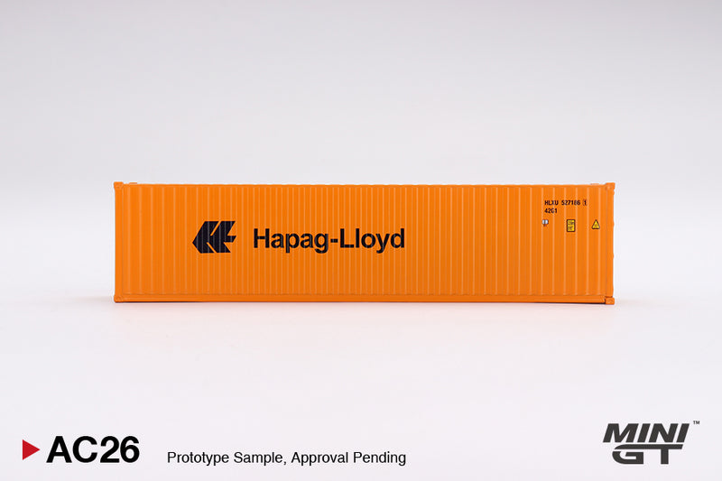 Mini GT 1:64 Dry Container 40′ “Hapag-Lloyd” Limited Edition – Full Diecast Metal retail packaging