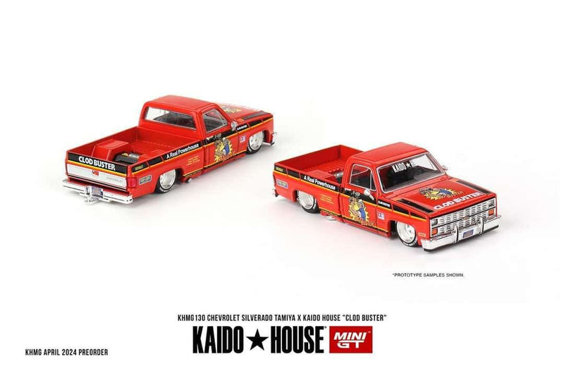 (Pre-order) Kaido House x Mini GT Chevrolet Silverado Tamiya Clod Buster