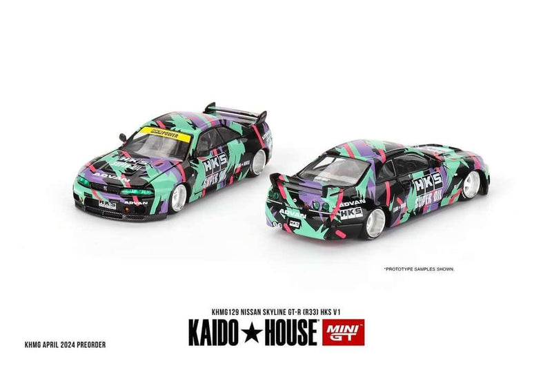 (Pre-orde) Kaido House x Mini GT Nissan Skyline GT-R (R33) HKS - V1