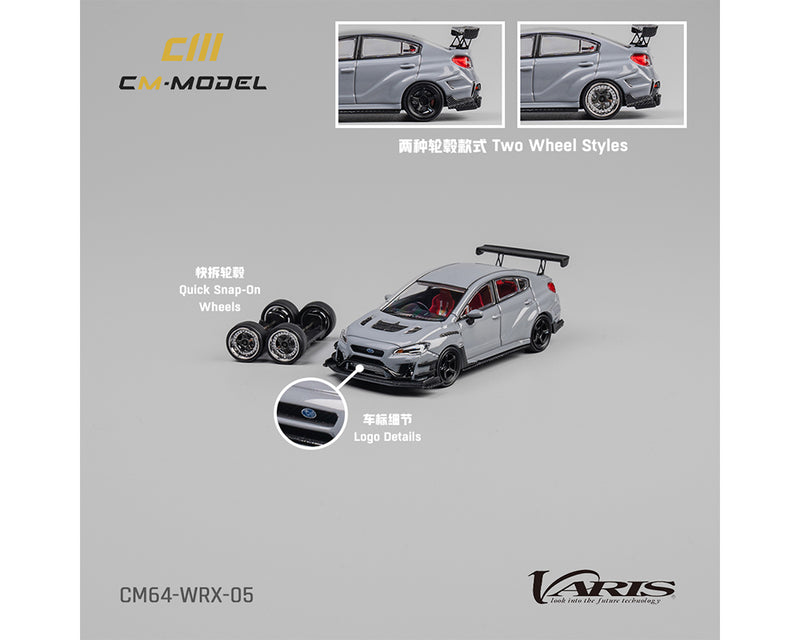 CM Model 1:64 Subaru WRX Varis Widebody 2.0 – Gray