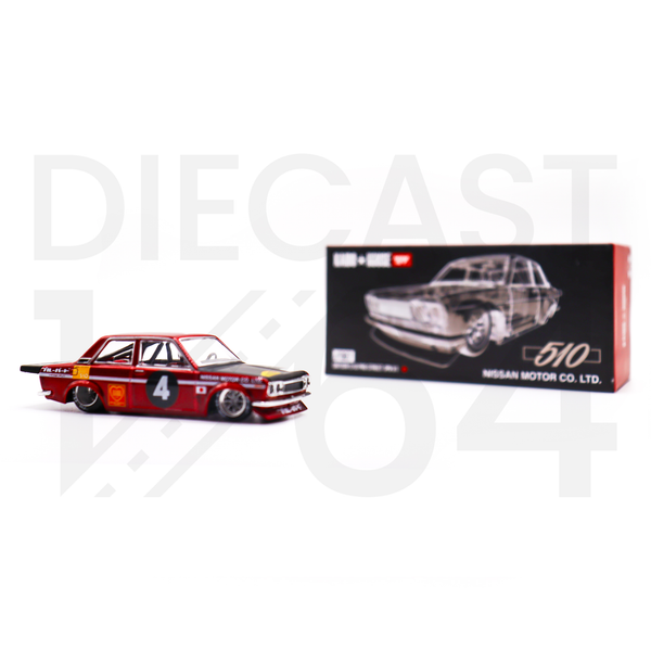 Diecast 164 | Kaido House Datsun 510 Pro Street JPN V1 - Red