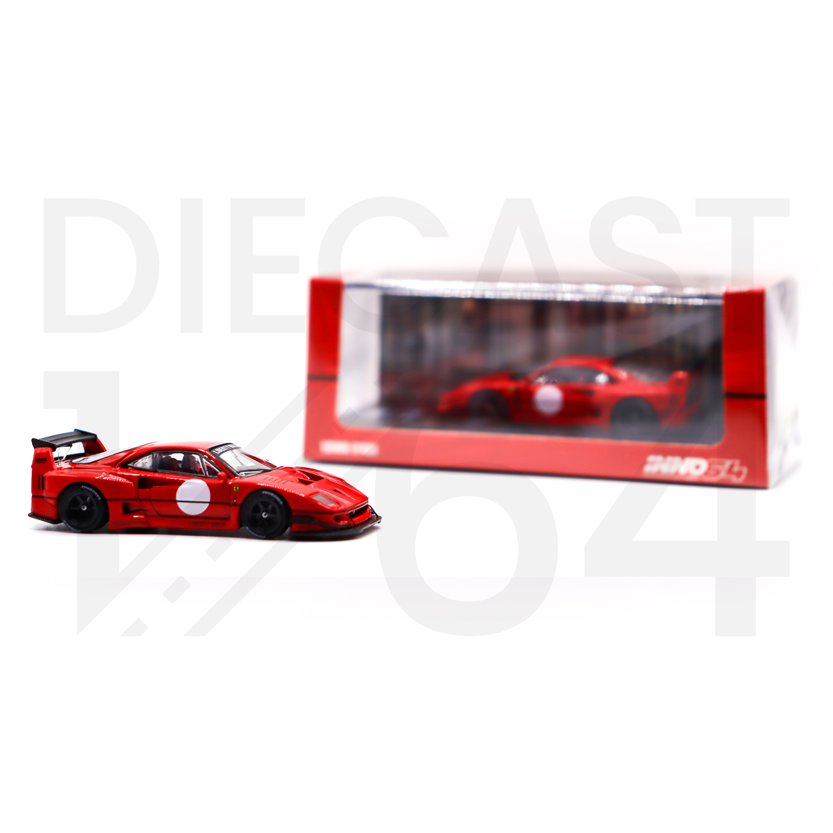 Diecast 164 | Inno64 Ferrari F40 Liberty Walk (LBWK) - Red
