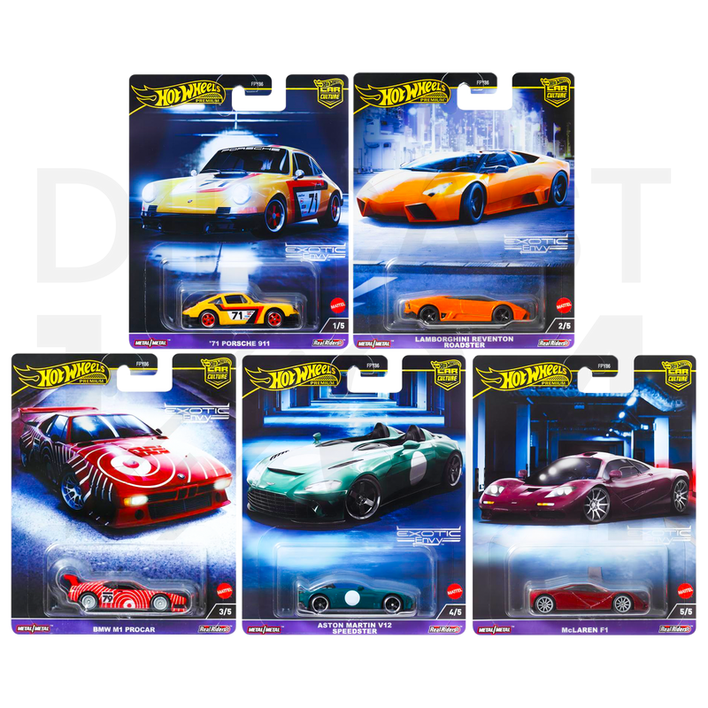 Hot Wheels Premium Car Culture Exotic Envy 2024 Release G - Sealed Case