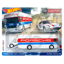 Hot Wheels 1:64 Team Transport 2023 W Case Assortment Porsche 959 (1986) with Euro Hauler