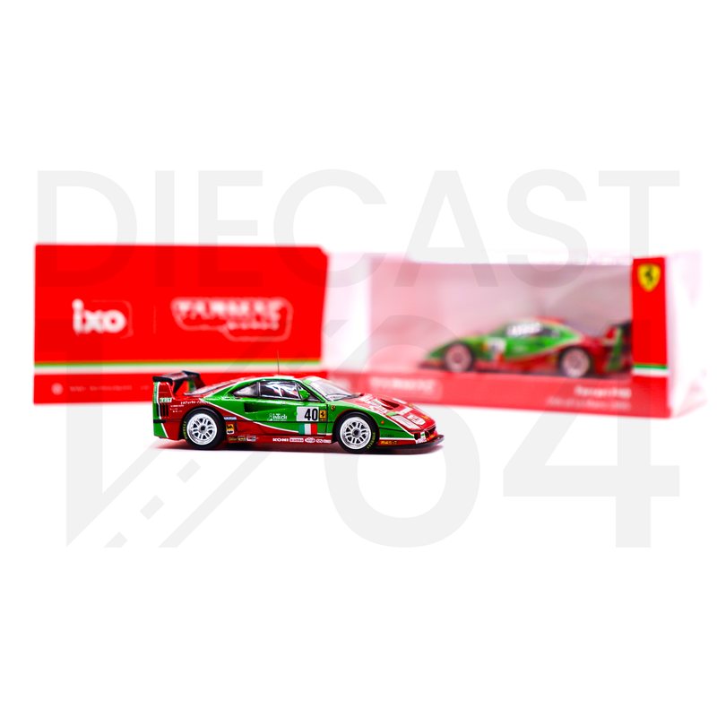 Tarmac Works 1:64 Ferrari F40 24h of Le Mans 1995 A. Olofsson / L. Della Noce / T. Ota