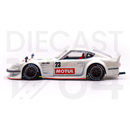 Kaido House x Mini GT 1:64 Datsun KAIDO Fairlady Z MOTUL V3 – White – Limited Edition Driver side door and wheels