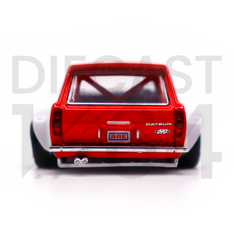 Kaido House x Mini GT 1:64 Datsun 510 Wagon BRE Version 1 (Red) Limited Edition rear bumper and hatch