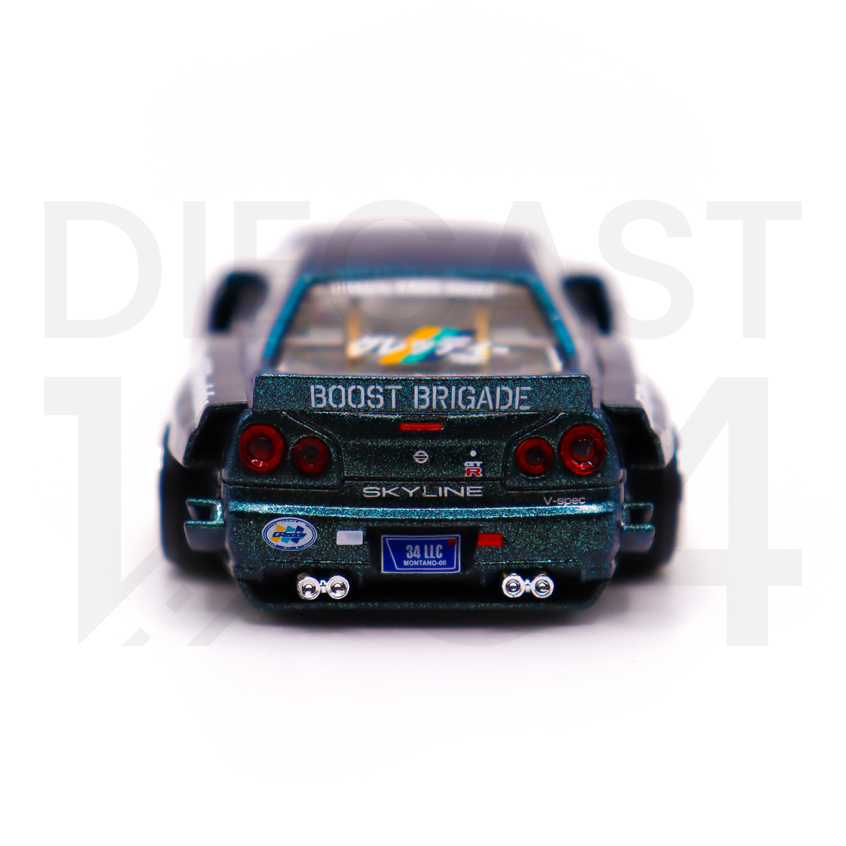 Diecast 164 | Kaido House Skyline GReddy GT-R R34 in Green