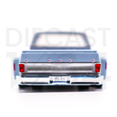 M2 Machines 1:64 1973 Chevrolet Cheyenne Super 30 Mooneyes Equipped – Light Blue rear bumper and tailgate – Mijo Exclusives Limited Edition