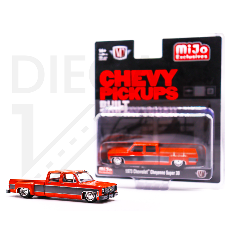 M2 Machines 1:64 1973 Chevrolet Cheyenne Super 30 Orange – Mijo Exclusives Limited Edition