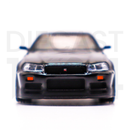 Mini GT 1:64 Nissan Skyline GT-R (R34) V-Spec Front Bumper – Black Pearl – Mijo Exclusives