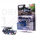 Mini GT 1:64 Range Rover 1971 British Trans-Americas Expedition (VXC-868K) – Blue – MiJo Exclusives