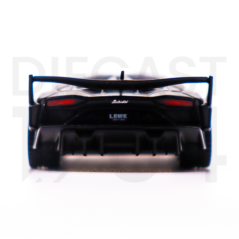 Mini GT 1:64 Lamborghini LB-Silhouette WORKS Aventador GT EVO (Matte Black)- MiJo Exclusives USAMini GT 1:64 Lamborghini LB-Silhouette WORKS Aventador GT EVO (Matte Black)- MiJo Exclusives USA Rear Bumper and spoiler