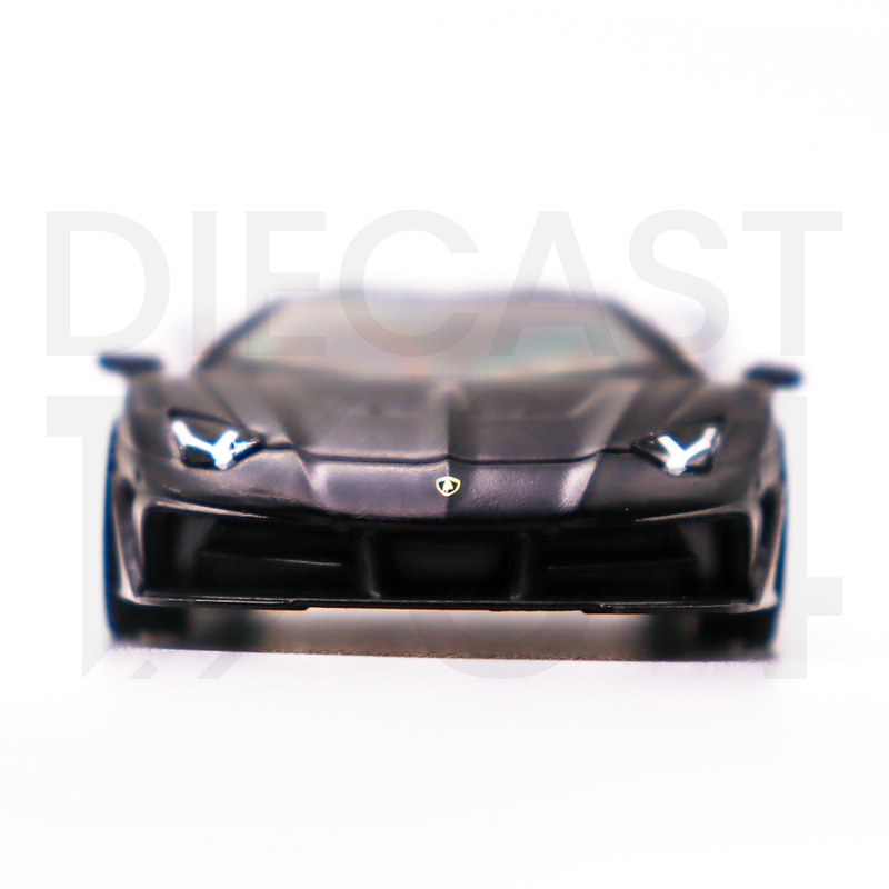 Mini GT 1:64 Lamborghini LB-Silhouette WORKS Aventador GT EVO (Matte Black)- MiJo Exclusives USAMini GT 1:64 Lamborghini LB-Silhouette WORKS Aventador GT EVO (Matte Black)- MiJo Exclusives USA front bumper and headlights