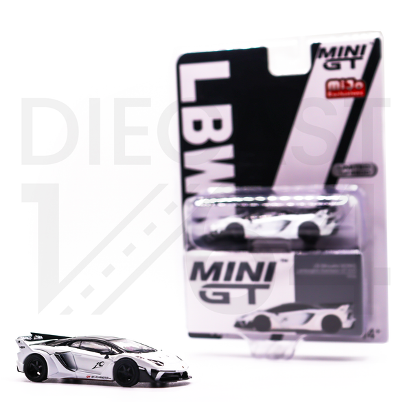 MINI GT LB-Silhouette WORKS aventador 4台 DieCast1642-22-24Batch-