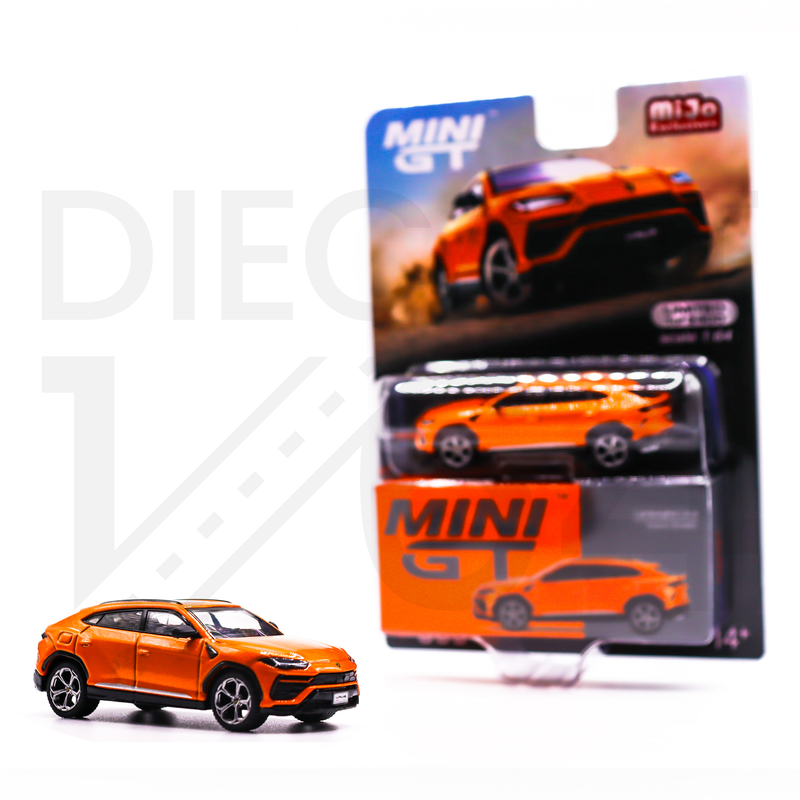 Mini GT Orange Lamborghini Urus (Arancio Borealis)