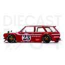 Kaido House x Mini GT 1:64 Datsun KAIDO 510 Wagon CARBON FIBER V2 – Red – Limited Edition driver side door and mirror