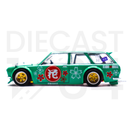 Kaido House x Mini GT 1:64 Datsun Kaido 510 Wagon Hanami V1 Green Limited Edition driver side door and wheels