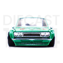 Kaido House x Mini GT 1:64 Datsun Kaido 510 Wagon Hanami V1 Green Limited Edition front bumper, grille and headlights