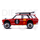 Kaido House x Mini GT 1:64 Datsun KAIDO 510 Wagon Kaido GT Surf Safari RS V2 – Red – Limited Edition driver side door
