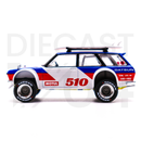 Mini GT 1:64 Kaido House Datsun KAIDO 510 Wagon 4×4 Kaido GT Surf Safari RS driver side door and windows