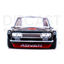 Mini GT Kaido House Datsun 510 Pro Street Wagon Advan Yokohama Limited Edition front bumper and headlights