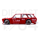 Kaido House x Mini GT 1:64 Datsun Kaido 510 Wagon Fire Version 1 (Red) Limited Edition driver side door and mirrir