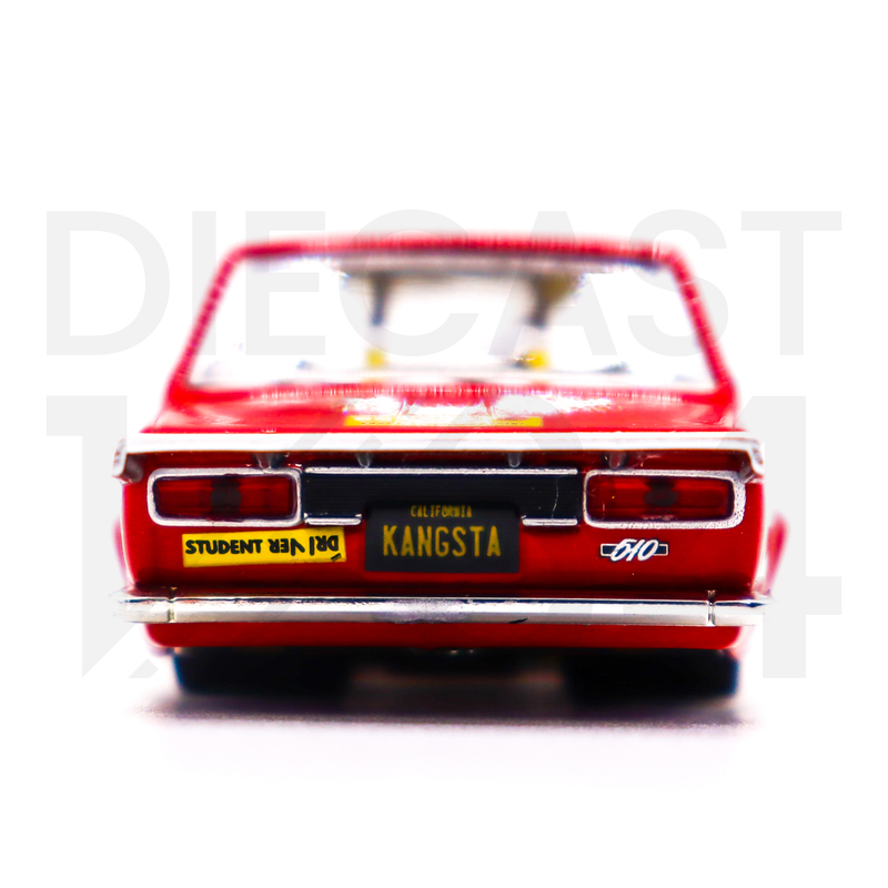 Mini GT 1:64 Kaido House Datsun 510 Pro Street SK510 Red rear bumper and tail lights