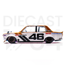 Kaido House x Mini GT 1:64 Datsun 510 Pro Street BRE V3 Limited Edition driver side door