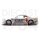 Kaido House x Mini GT 1:64 Nissan Skyline GT-R (R34) Kaido Works V2 (White) Limited Edition driver side door