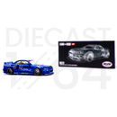 Kaido House x Mini GT 1:64 Nissan Skyline GT-R (R34) Kaido Works V3 – Blue – Limited Edition