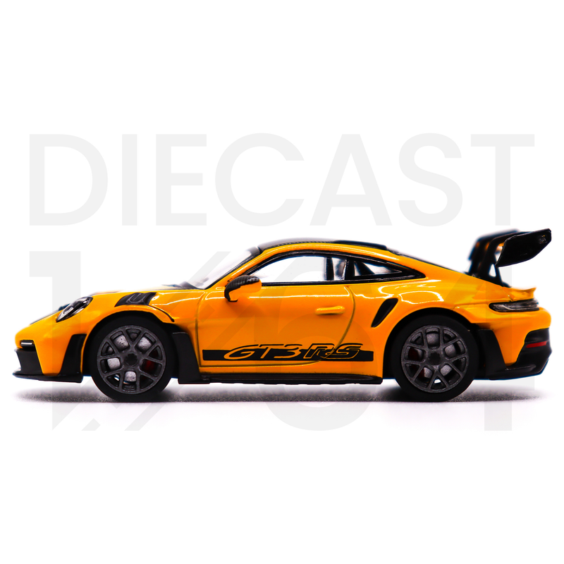 Minichamps X Tarmac Works 1:64 Porsche 911 (992) GT3 RS – Signal Yellow – Collab64 Driver side door and wheels