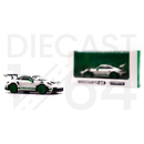 Minichamps X Tarmac Works 1:64 Porsche 911 (992) GT3 RS – White/Green – Collab64