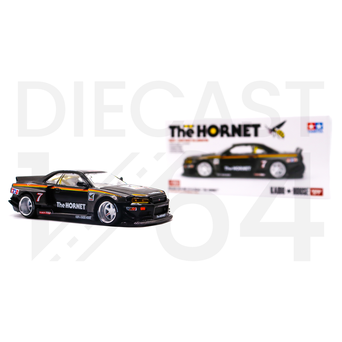 ミニカー kaido house skyline R34 TAMIYA HORNET s-l400.jpg